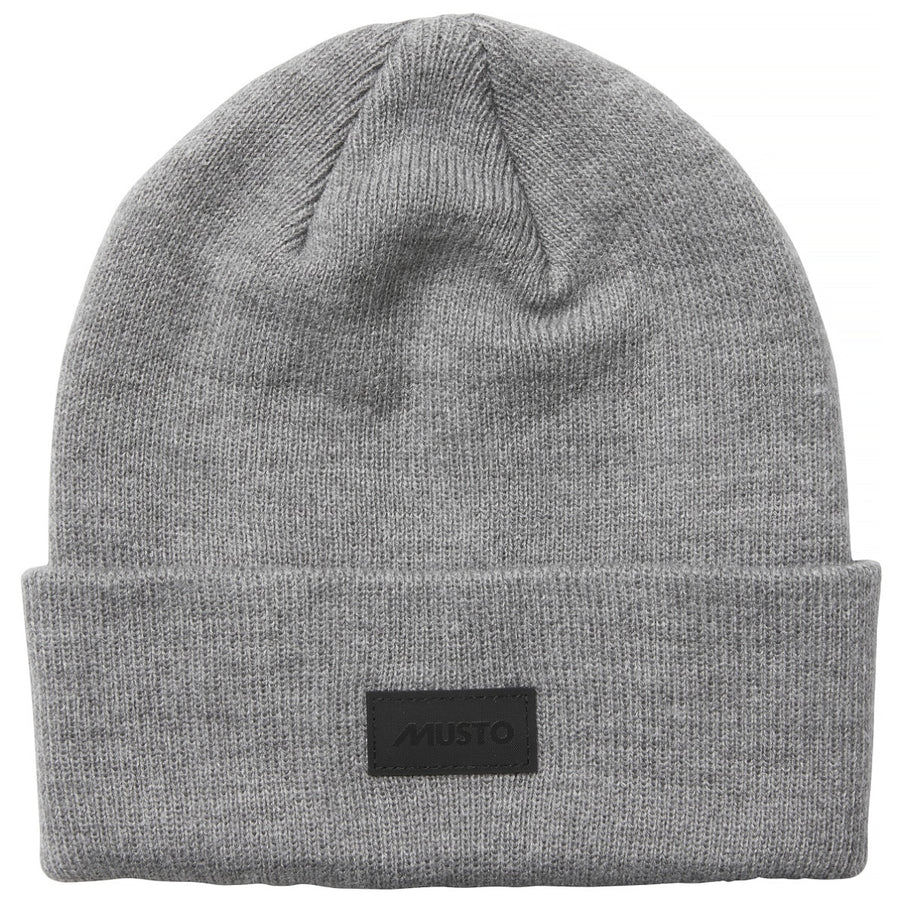 Musto Beanie Unisex Shaker Cuff Lichtgrijs
