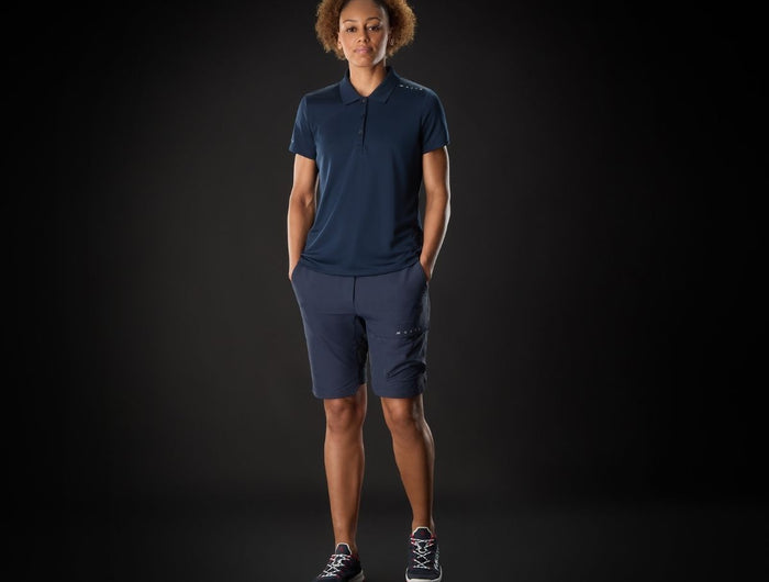 Musto Korte Zeilbroek dames Evolution Performance Stretch Donkerblauw