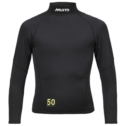Musto Lycra Shirt Junior Lange Mouw Championship Zwart