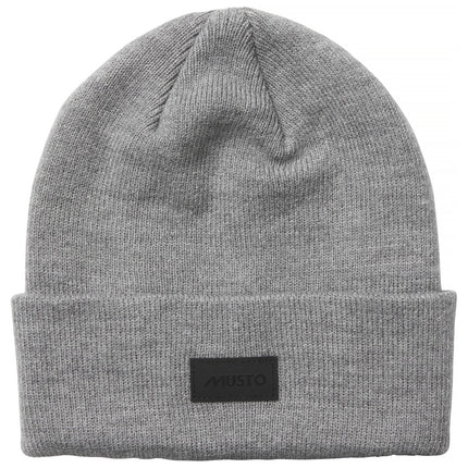 Musto Musto Beanie Unisex Shaker Cuff Lichtgrijs
