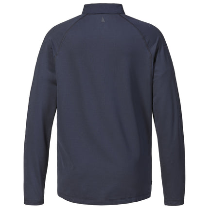 Musto Musto Polo LS Heren Evolution Sunblock 2.0 Donkerblauw