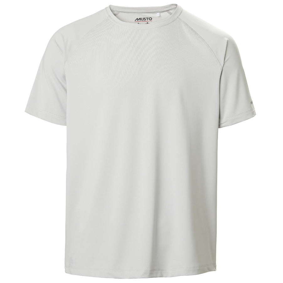 Musto Musto Shirt Heren Evolution Sunblock 2.0 Korte Mouwen Grijs