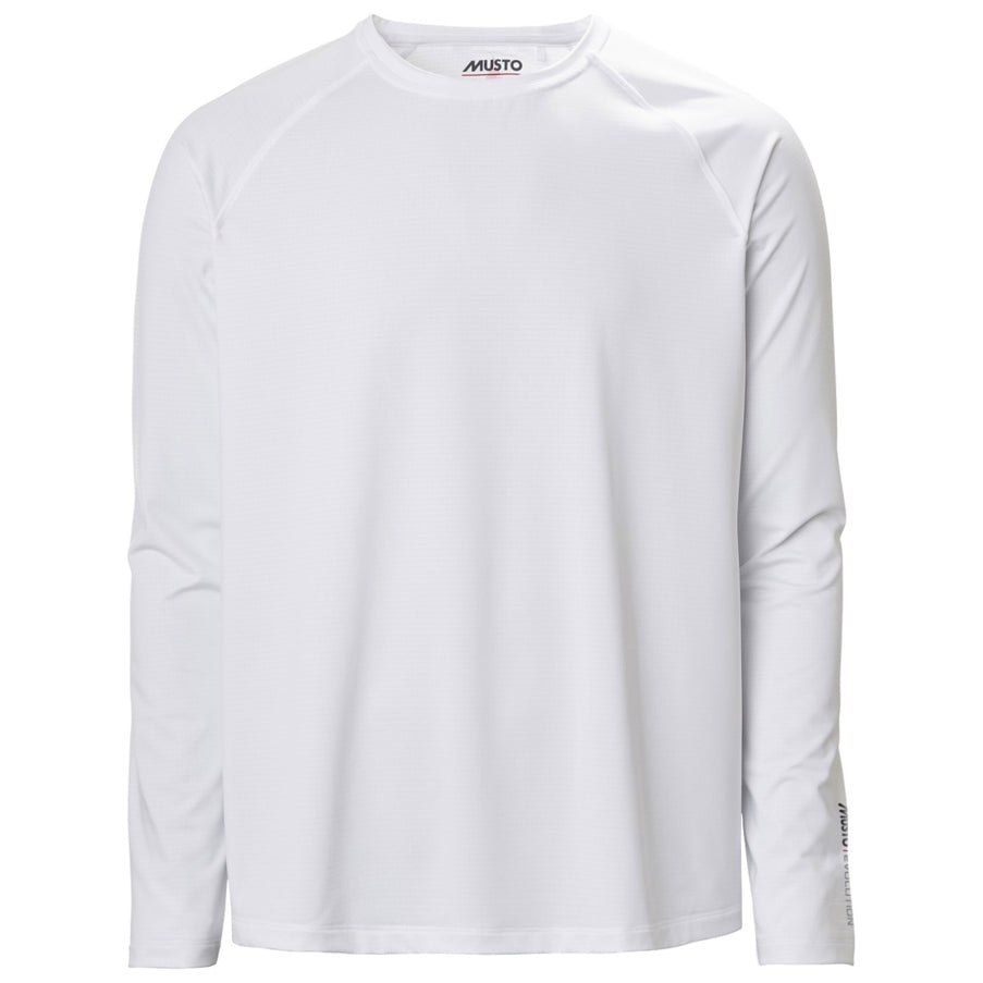 Musto Musto Shirt LS Heren Evolution Sunblock 2.0 Wit
