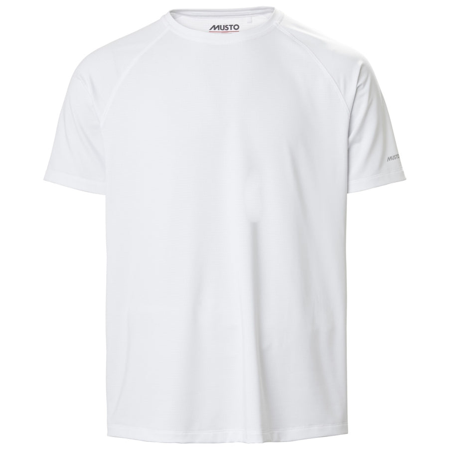 Musto Musto T-Shirt Heren Evolution Sunblock 2.0 Wit