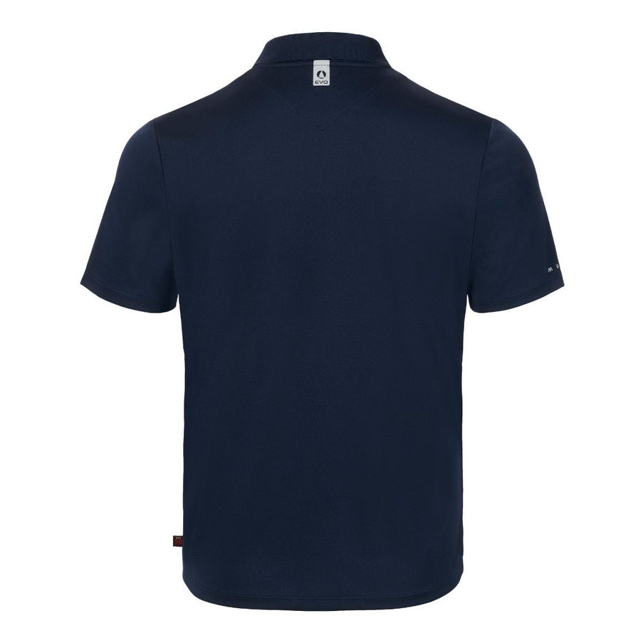 Musto Polo Heren Evolution Crew Sunblock Donkerblauw