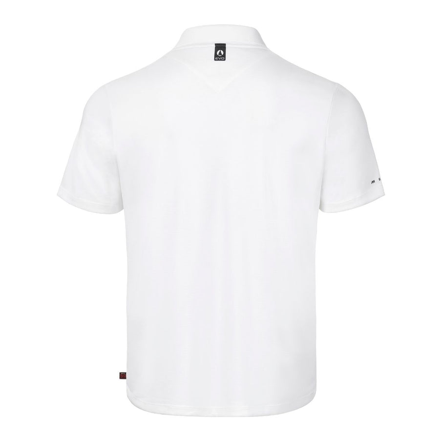 Musto Polo Heren Evolution Crew Sunblock Wit