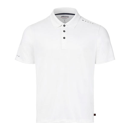 Musto Polo Heren Evolution Crew Sunblock Wit