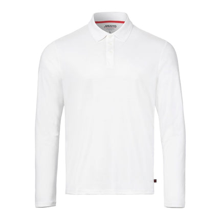 Musto Polo LS Heren Evolution Crew Sunblock Wit