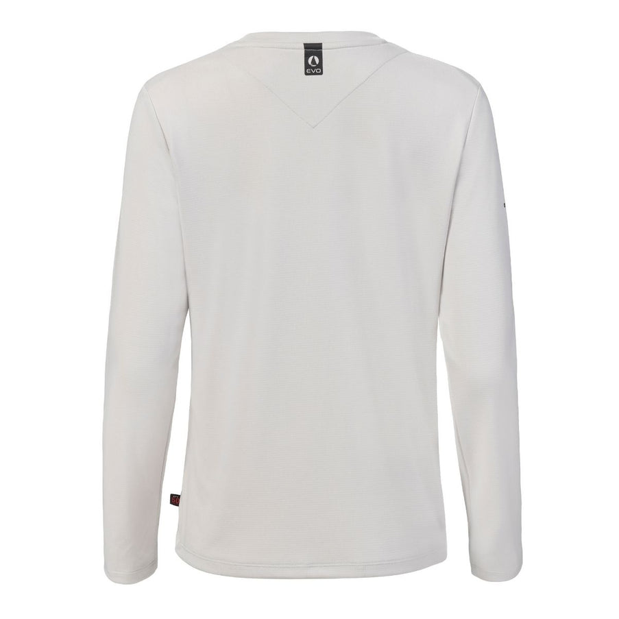 Musto Shirt LS Dames Evolution Crew Sunblock Platinum