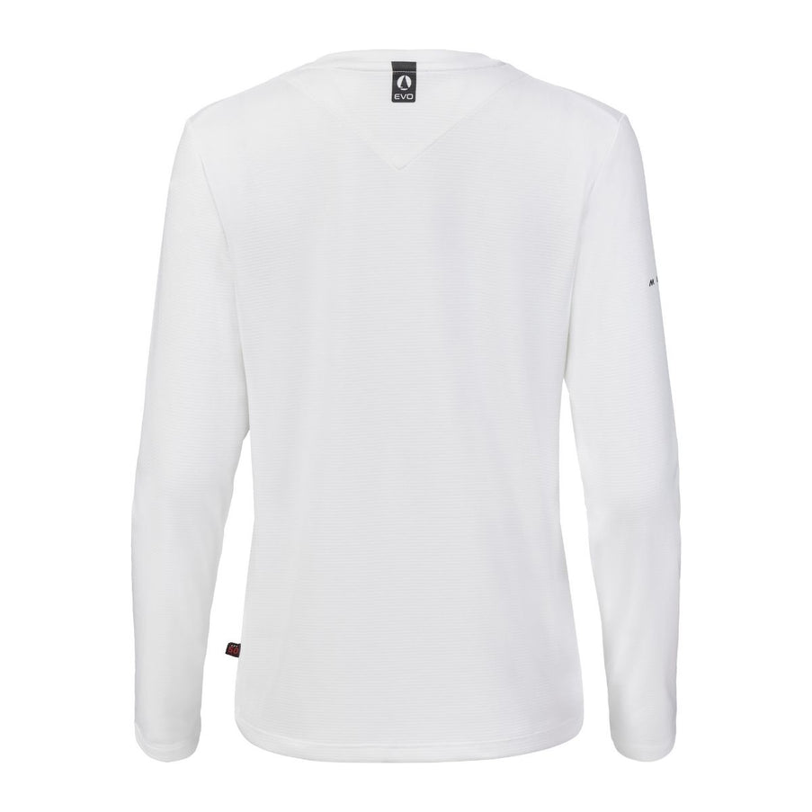 Musto Shirt LS Dames Evolution Crew Sunblock Wit