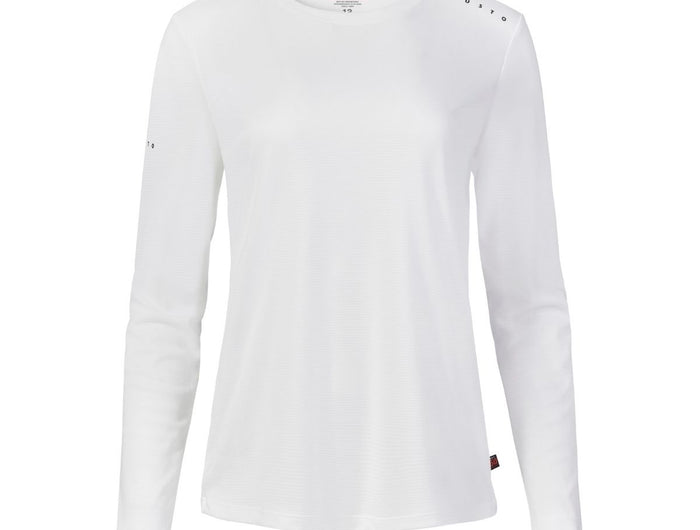 Musto Shirt LS Dames Evolution Crew Sunblock Wit