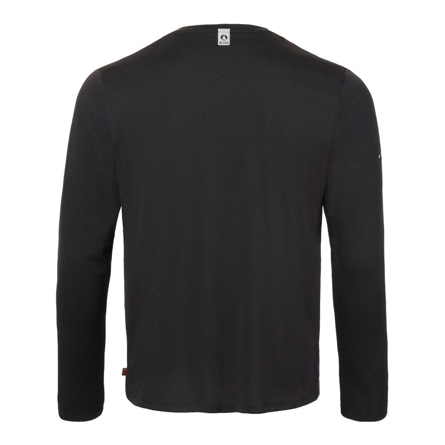 Musto Shirt LS Heren Evolution Crew Sunblock Zwart