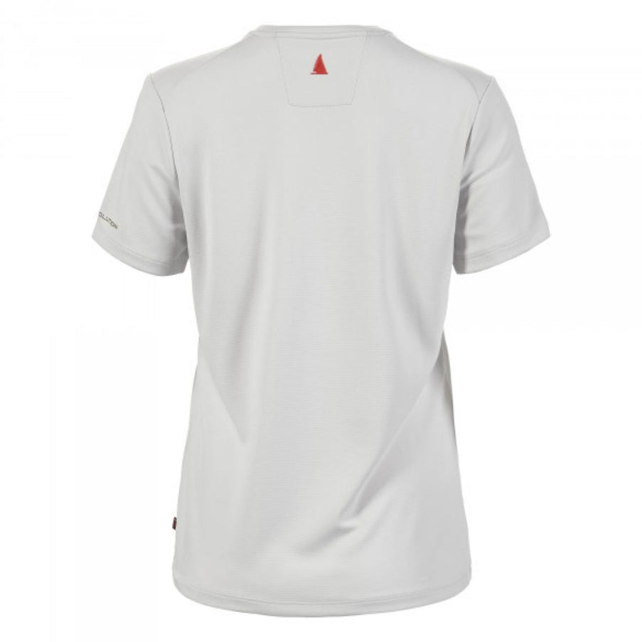Musto T-Shirt Dames Evolution Crew Sunblock Platinum