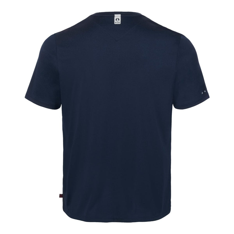 Musto T-Shirt Heren Evolution Crew Sunblock Donkerblauw