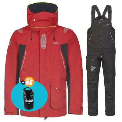 Musto Segelanzug Herren BR2 Offshore Rot/Schwarz