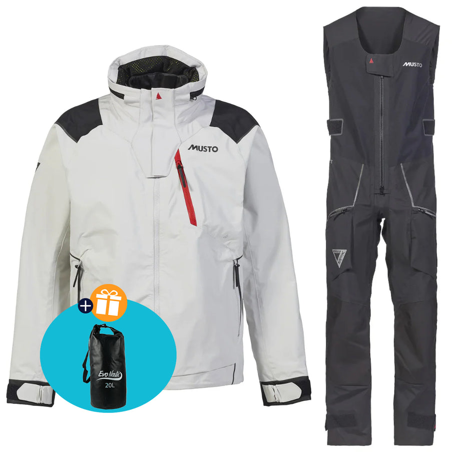 Musto Zeilpak Heren MPX Race Lichtgrijs/Zwart