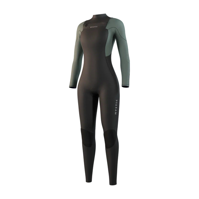 Mystic Wetsuit Dames Star Freezip 5/4MM Donker Groen