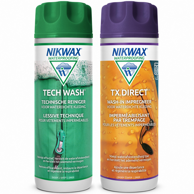 Nikwax Twinpack Tech Wash/TX Direct Wash In 300 ml