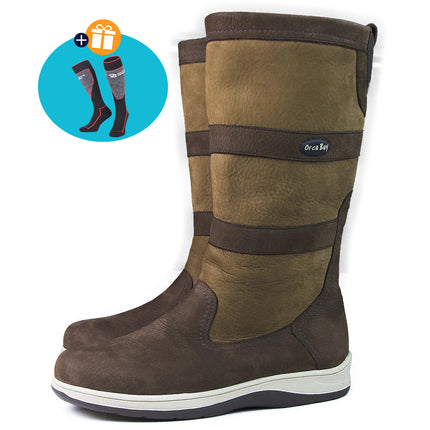 Orca Bay Zeillaarzen Unisex Storm Bruin