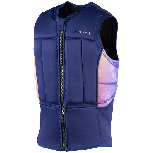 Prolimit Impactweste Damen Fire Frontzip Blau/Peach