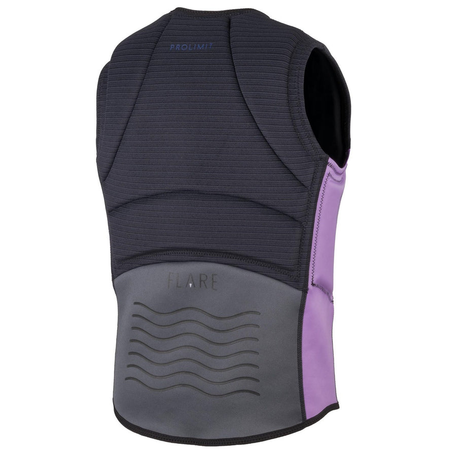 Prolimit Impactvest Dames Flare Frontzip Zwart/Paars