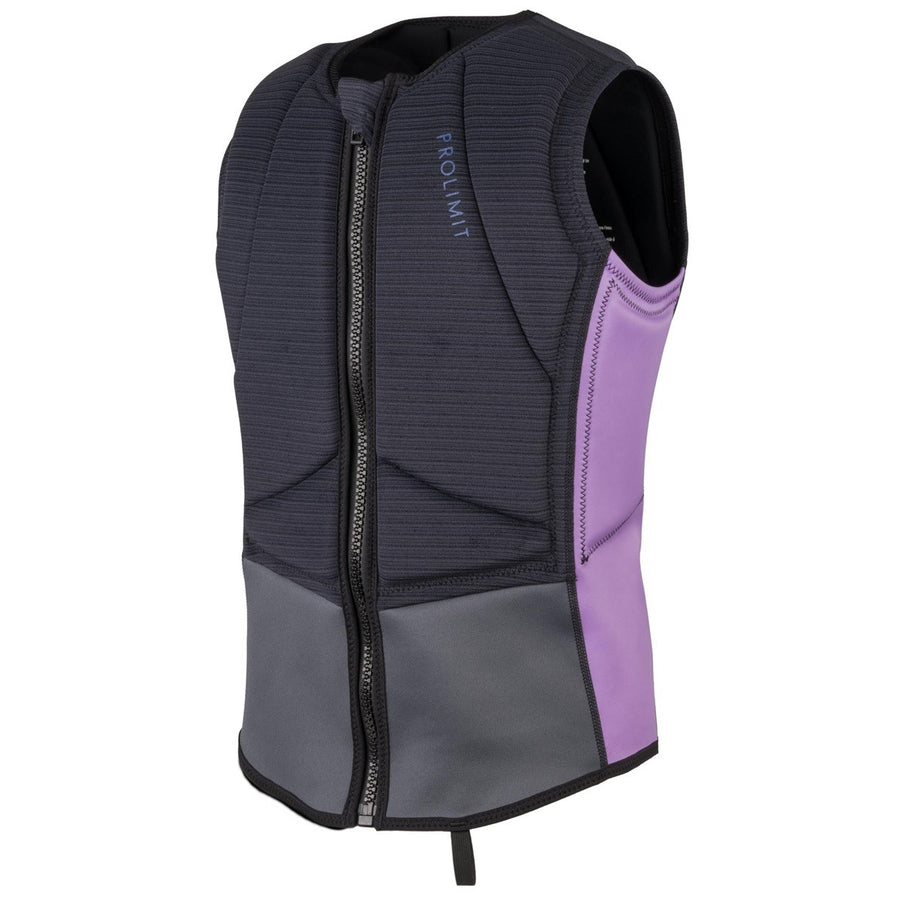 Prolimit Impactvest Dames Flare Frontzip Zwart/Paars