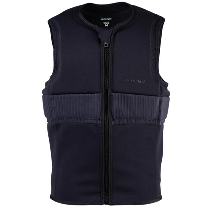 Prolimit Impactvest Herren Predator Frontzip Schwarz