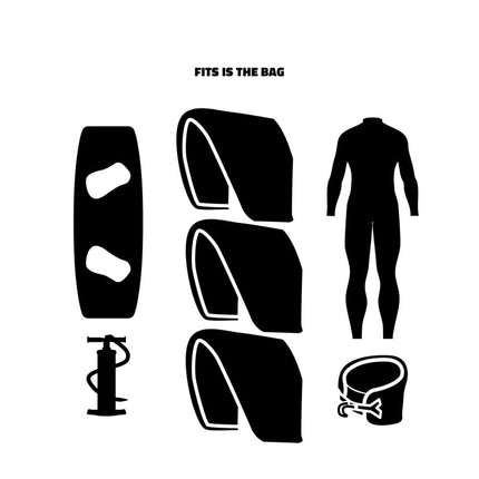 Prolimit Kitesurf Reiskoffer Travellight Blauw/Wit