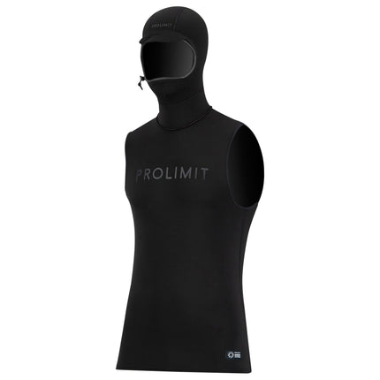 Prolimit Neopreen Hemd Chilltop Quick Dry Met Capuchon 1.5mm Zwart