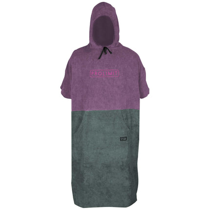 Prolimit Poncho Dames Pure Paars/Grijs