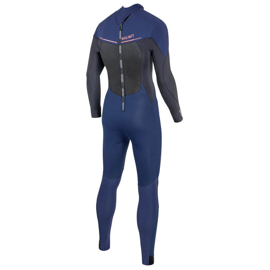 Prolimit Prolimit Wetsuit Heren Fusion 4/3mm Backzip Donkerblauw