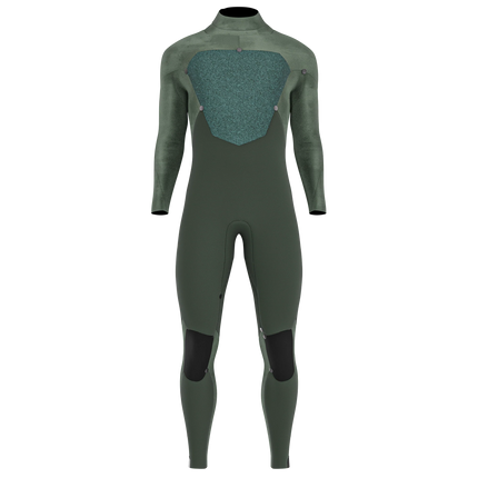Prolimit Prolimit Wetsuit Heren Fusion Steamer Freezip 3/2MM Blauw/Grijs