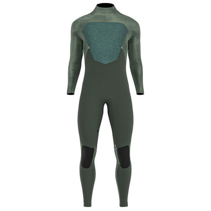 Prolimit Prolimit Wetsuit Heren Fusion Steamer V-Zip 3/2MM Blauw/Grijs
