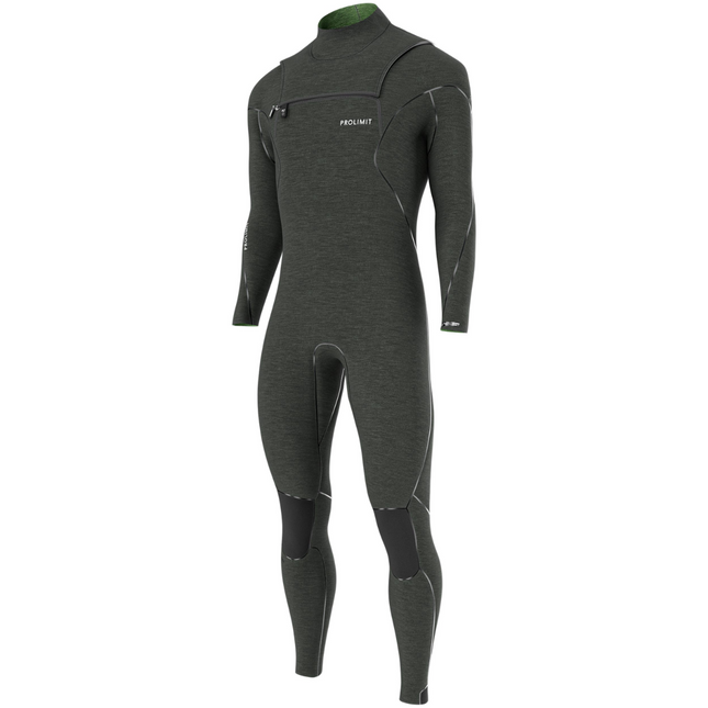 Prolimit Prolimit Wetsuit Heren Mercury Steamer Freezip 5/4MM Zwart