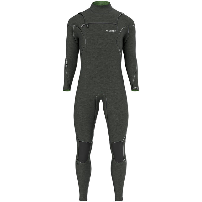 Prolimit Prolimit Wetsuit Heren Mercury Steamer Freezip 5/4MM Zwart