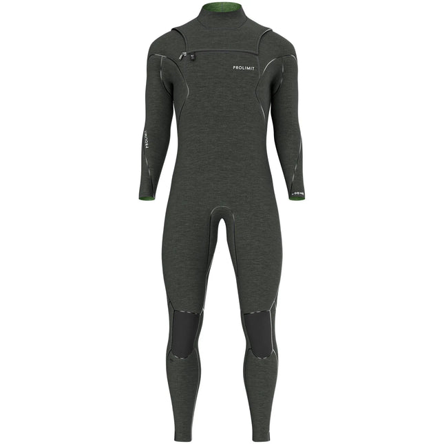 Prolimit Prolimit Wetsuit Heren Mercury Steamer Freezip 6/4MM Zwart