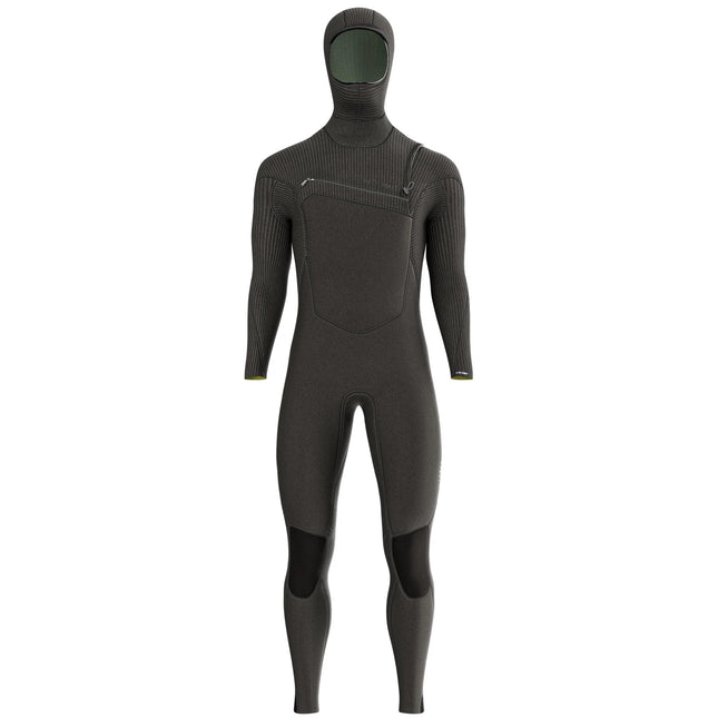 Prolimit Prolimit Wetsuit Heren Predator Steamer Free-X 6/4MM Hooded Zwart