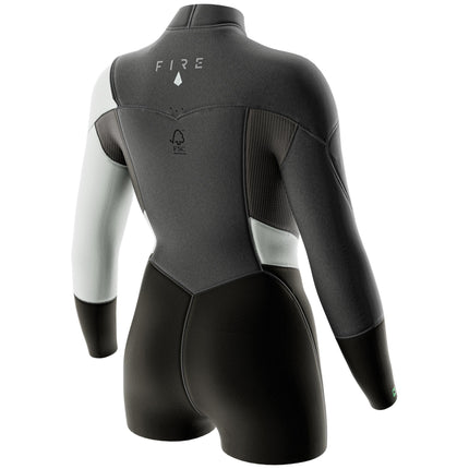 Prolimit Shorty Dames Fire Sunset Free-X 3/2MM Grijs/Silver