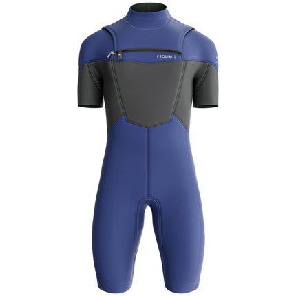 Prolimit Shorty Fusion Heren Freezip 2/2MM Blauw/Grijs