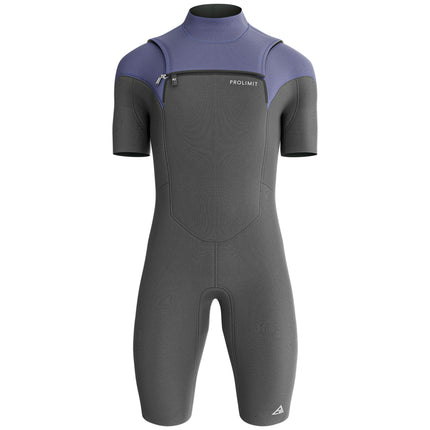 Prolimit Shorty Heren ACE Freezip 2/2MM Zwart/Blauw