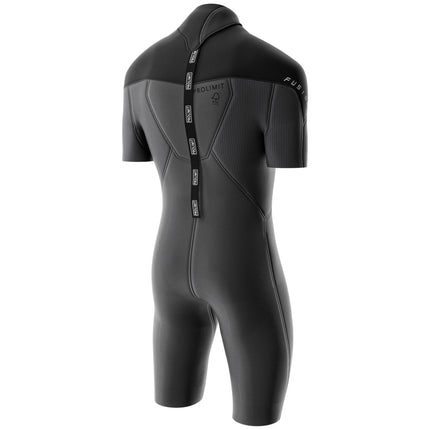 Prolimit Shorty Heren Steamer V-Zip 2/2MM Zwart