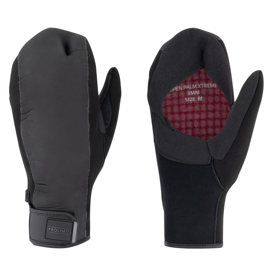 Prolimit Surfhandschoenen Unisex Mittens Open Palm Xtreme 3mm