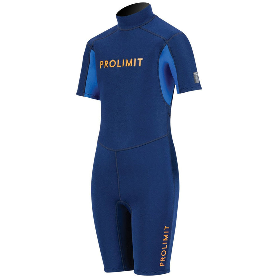 Prolimit Shorty Wetsuit Kind Unisex Grommet 2/2mm Blauw