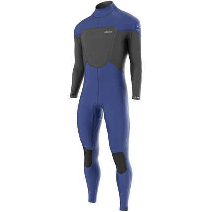 Prolimit Wetsuit Heren Fusion Steamer V-Zip 3/2MM Blauw/Grijs
