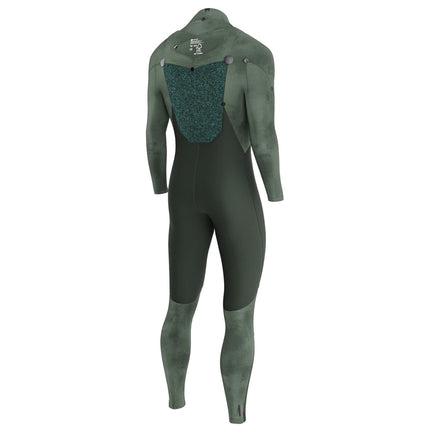 Prolimit Wetsuit Heren ACE Steamer Freezip 5/4MM Zwart/Blauw/Grijs