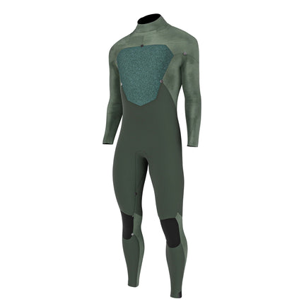 Prolimit Wetsuit Heren Fusion Steamer Freezip 4/3MM Blauw/Grijs
