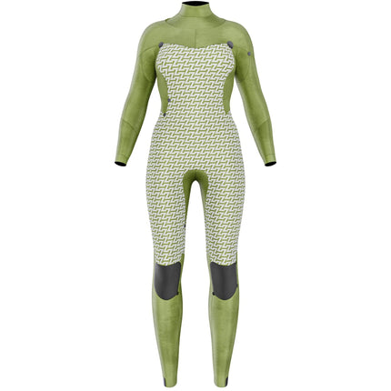 Prolimit Wetsuit Dames Flare Steamer 5/4MM Freezip Blauw