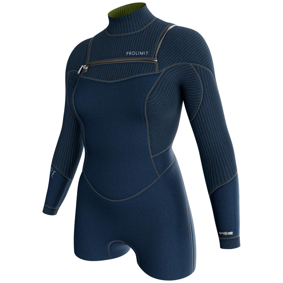 Prolimit Shorty Dames Flare Sunset Freezip 3/2MM Blauw