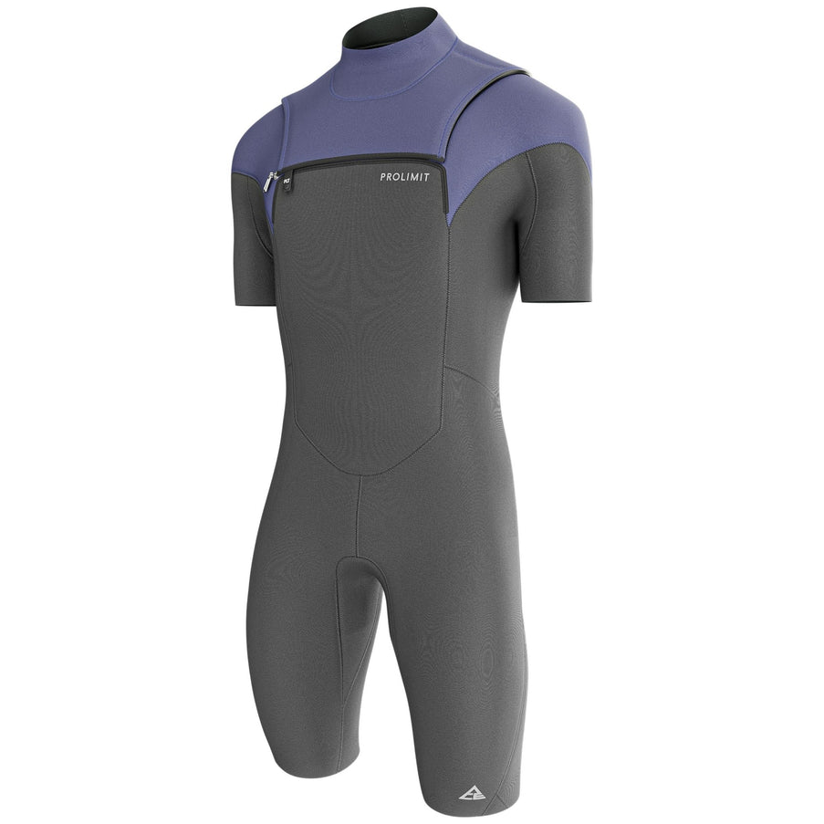 Prolimit Shorty Herren ACE Freezip 2/2mm Schwarz/Blau