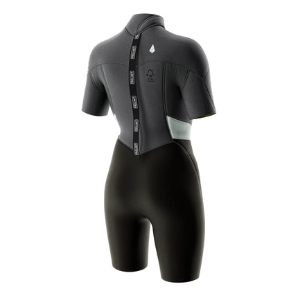 Prolimit Shorty Dames Fire V-Zip 2/2MM Grijs/Silver